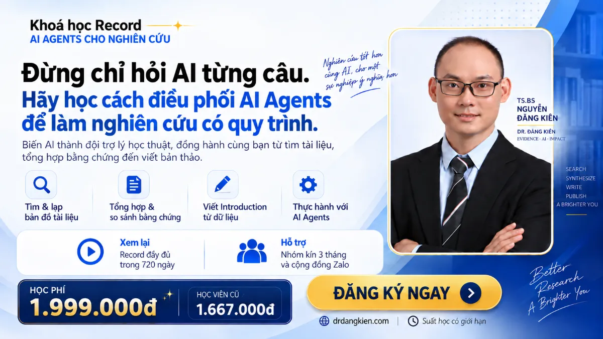 Recording: Ứng dụng Agentic AI trong nghiên cứu khoa học